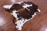 Thumbnail for Tricolor Natural Cowhide Rug - Large 6'6