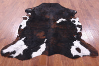 Thumbnail for Tricolor Natural Cowhide Rug - XLarge 7'1