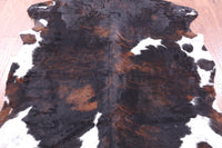 Thumbnail for Tricolor Natural Cowhide Rug - XLarge 7'1