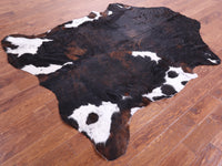 Thumbnail for Tricolor Natural Cowhide Rug - XLarge 7'1