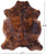 Brindle Natural Cowhide Rug - Large 6'8"H x 5'7"W