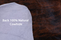 Thumbnail for Brindle Natural Cowhide Rug - Large 6'8