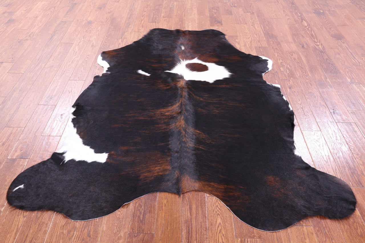 Tricolor Natural Cowhide Rug - Large 6'7"H x 6'0"W