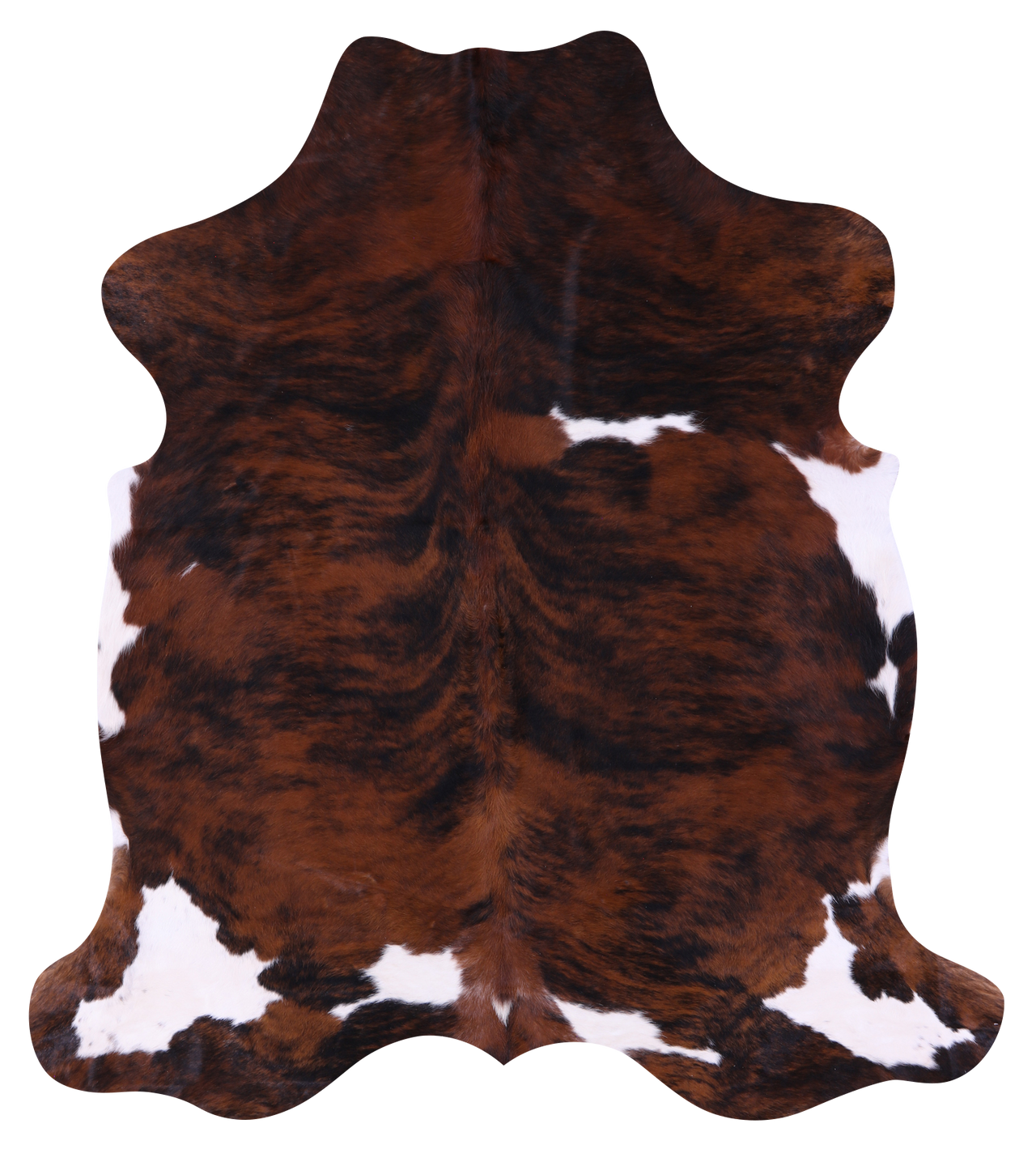 Brindle Natural Cowhide Rug - X-Large 7'0"H x 6'2"W