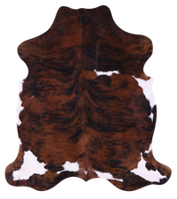 Thumbnail for Brindle Natural Cowhide Rug - X-Large 7'0