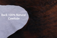 Thumbnail for Tricolor Natural Cowhide Rug - XLarge 7'1