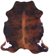 Thumbnail for Tricolor Natural Cowhide Rug - XLarge 7'1