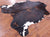 Tricolor Natural Cowhide Rug - XLarge 7'1"H x 6'5"W