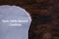 Thumbnail for Tricolor Natural Cowhide Rug - XLarge 7'0