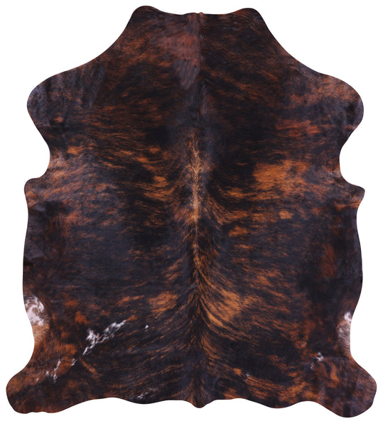 Brindle Natural Cowhide Rug - XLarge 7'5"H x 6'7"W