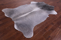 Thumbnail for Grey Natural Cowhide Rug - XLarge 7'6
