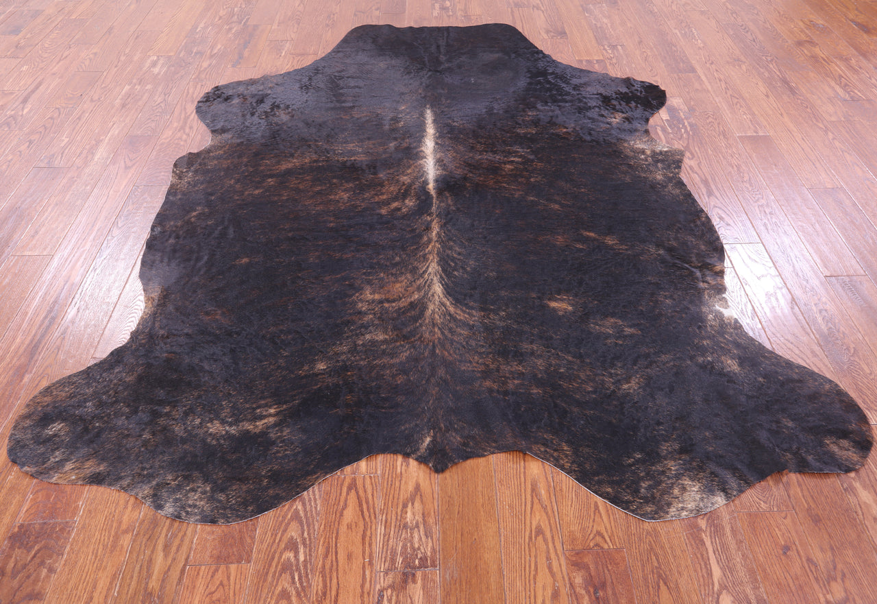 Brindle Natural Cowhide Rug - XLarge 8'1"H x 6'9"W