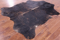 Thumbnail for Brindle Natural Cowhide Rug - XLarge 8'1