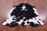 Thumbnail for Black & White Natural Cowhide Rug - Medium 5'11