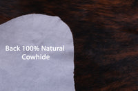 Thumbnail for Brindle Natural Cowhide Rug - Medium 6'2