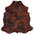 Brindle Natural Cowhide Rug - Medium 6'2"H x 5'11"W