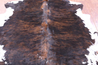 Thumbnail for Tricolor Natural Cowhide Rug - Medium 6'2