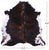 Tricolor Natural Cowhide Rug - Medium 6'2"H x 6'0"W