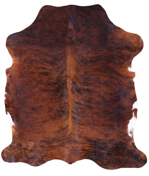 Brindle Natural Cowhide Rug - Large 6'6