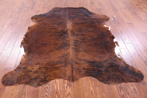 Brindle Natural Cowhide Rug - Large 6'6