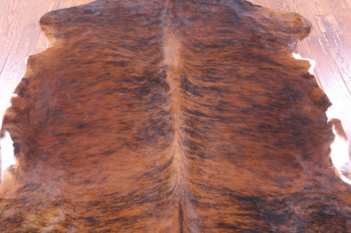 Brindle Natural Cowhide Rug - Large 6'6