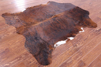 Thumbnail for Brindle Natural Cowhide Rug - Large 6'6