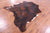 Brown Natural Cowhide Rug - Large 6'5"H x 5'11"W