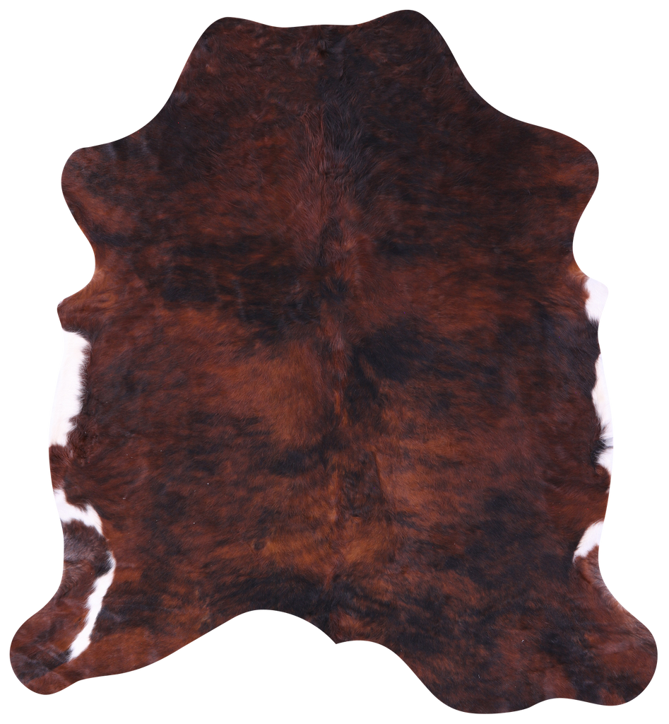 Brown Natural Cowhide Rug - Large 6'5"H x 5'11"W