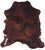 Brown Natural Cowhide Rug - Large 6'5"H x 5'11"W