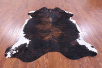 Thumbnail for Tricolor Natural Cowhide Rug - Large 6'11