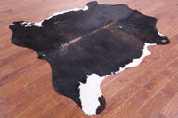 Thumbnail for Tricolor Natural Cowhide Rug - Large 6'11