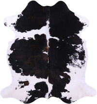 Thumbnail for Tricolor Natural Cowhide Rug - Large 6'9