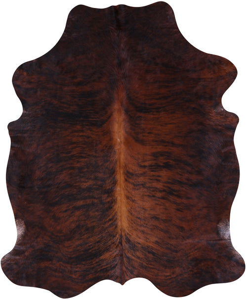 Brindle Natural Cowhide Rug - Large 6'8
