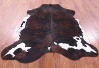 Thumbnail for Tricolor Natural Cowhide Rug - Large 6'9