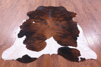 Thumbnail for Tricolor Natural Cowhide Rug - Large 6'9