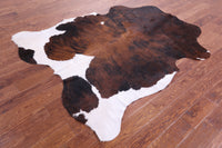 Thumbnail for Tricolor Natural Cowhide Rug - Large 6'9