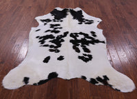 Thumbnail for Black & White Natural Cowhide Rug - Large 6'11