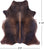 Brown Natural Cowhide Rug - Large 6'10"H x 6'6"W