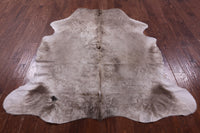 Thumbnail for Grey Natural Cowhide Rug - Large 6'5