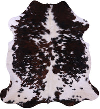 Thumbnail for Salt & Pepper Tricolor Natural Cowhide Rug - Large 6'7