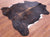 Brindle Brown Natural Cowhide Rug - Medium 6'3"H x 5'8"W