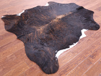 Thumbnail for Brindle Brown Natural Cowhide Rug - Medium 6'3