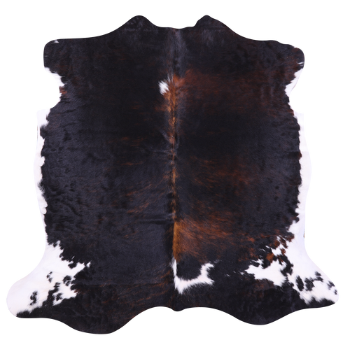 Dark Brown Natural Cowhide Rug - Medium 6'1