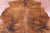 Brown Natural Cowhide Rug - Medium 6'3"H x 5'11"W