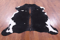 Thumbnail for Black & White Natural Cowhide Rug - Large 6'5