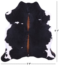 Thumbnail for Black & White Natural Cowhide Rug - Large 6'5