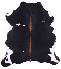 Thumbnail for Black & White Natural Cowhide Rug - Large 6'5