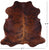 Brindle Brown Natural Cowhide Rug - Large 6'4"H x 6'1"W