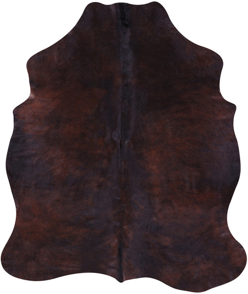 Brown Natural Cowhide Rug - Large 6'4"H x 5'4"W