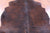 Brown Natural Cowhide Rug - Large 6'4"H x 5'4"W